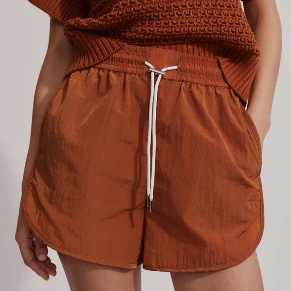 Varley Harmon High Rise Short 4, Glazed Ginger, Medium